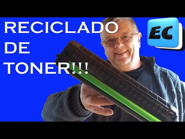 No tires tu TONER agotado!!!. Mira las buenas ideas que te doy en este video #RecicladoChallenge2019