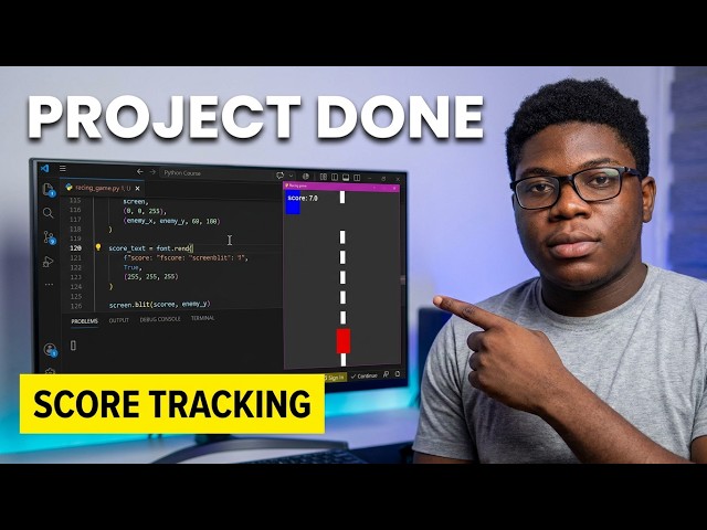 Make a 2D Racer with Python | Final Part