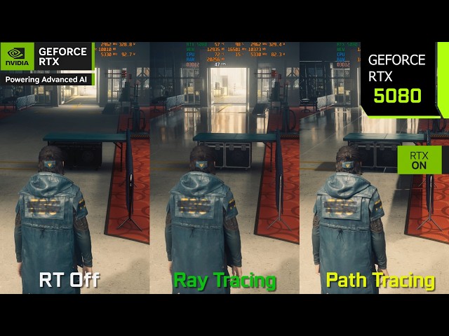 CONTROL Resonant Ray Tracing vs Path Tracing - Graphics/Performance Comparison | RTX 5080