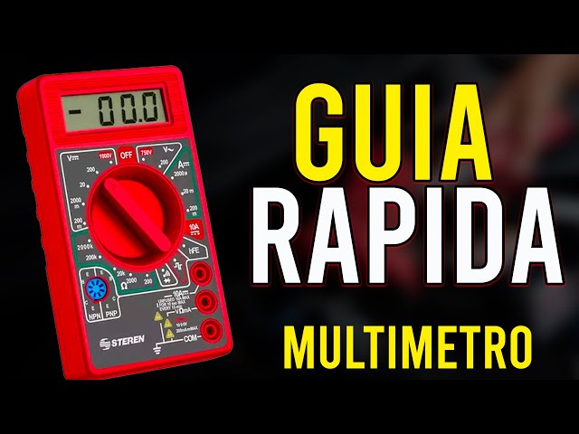 How to use a digital tester or multimeter