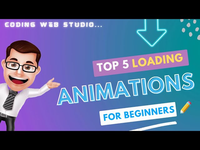 5 Loading Css Animation For Beginners | CSS ANIMATIONS