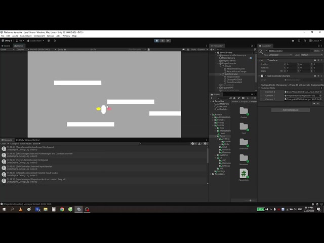 2D Action Platformer Game Template in Unity 6.2