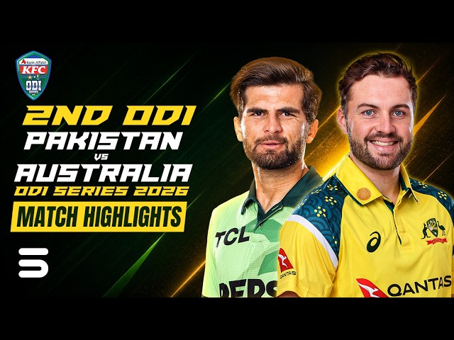 Pakistan vs Australia Match Highlights| 2nd ODI |Australia tour of Pakistan 2026 | PCB | M9J1T
