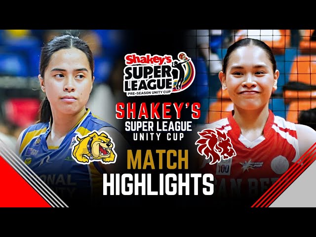 NU VS. SAN BEDA QUARTERFINALS Full Game Highlights | Shakey's Super League Pre-season Unity Cup 2025