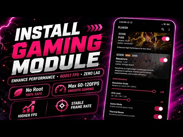 😱 Best Gaming Optimization Module for Android! No Root | Stable 60-120FPS Gameplay (2026) 