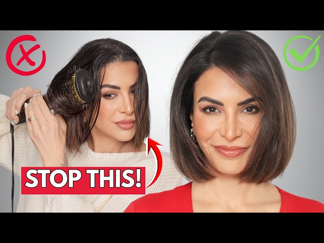 5 Blow Dryer Brush Mistakes that Damage Your Hair (& how to fix them)