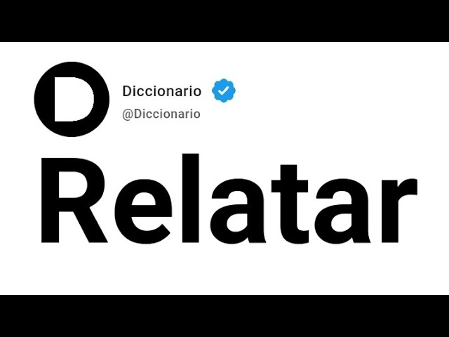 Relatar Significado En Español
