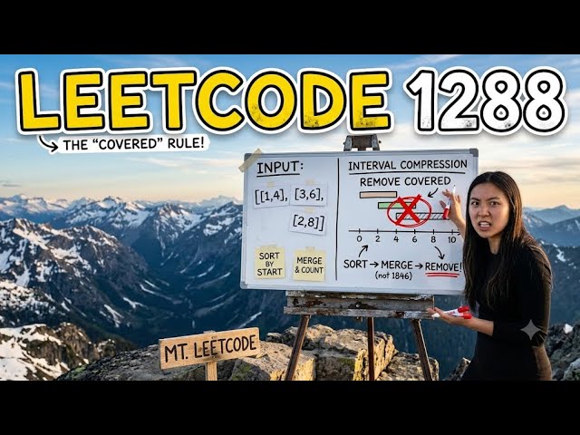 Don’t Merge the Intervals! 😱 | LeetCode 1288 Java