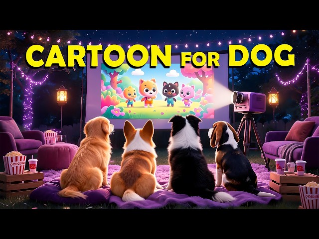 Dog Cartoon 2026: Anti-Anxiety & Prevent Boredom for Dog to Watch 🐶 Music for Stress Relief 🐶🎵