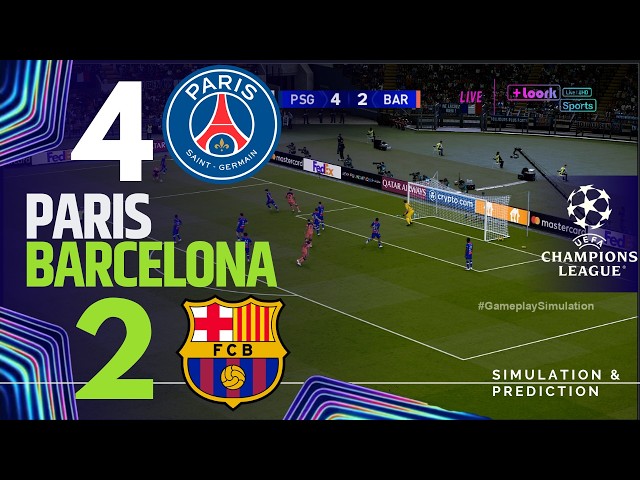 ⚽ PSG 4-2 Barcelona [HIGHLIGHTS] UEFA Champions League 26/27 ✅ | Match Simulation/Recreation
