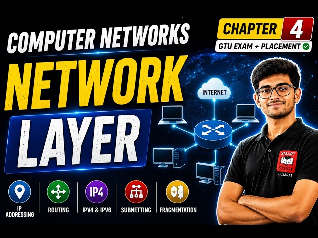 Computer Networks Chapter 4 | Network Layer | IP Addressing, Routing, Subnetting & More