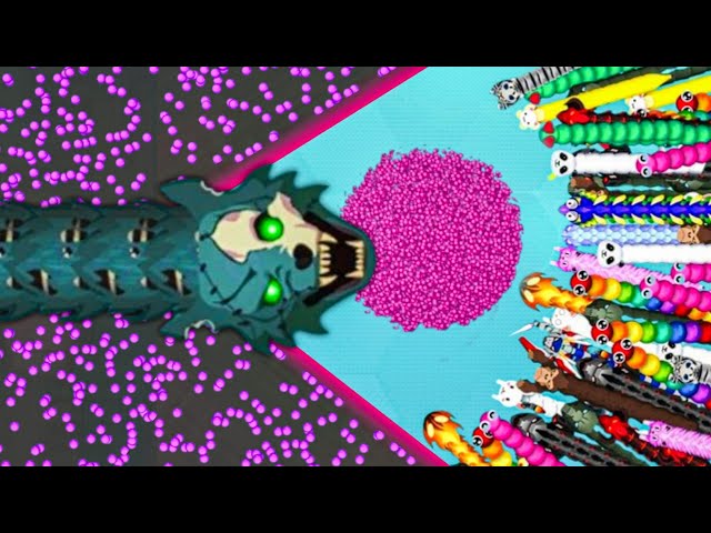 SNAKE IO🐍 BOSS DEAD HOWLER SNAKE 🐍 VS 1000 PRO GIANT SNAKES 🐍 EPIC SNAKEIO GAMEPLAY #snakegame 