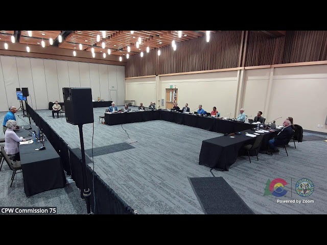 May 2026 Colorado Parks and Wildlife Commission Meeting - Day 1