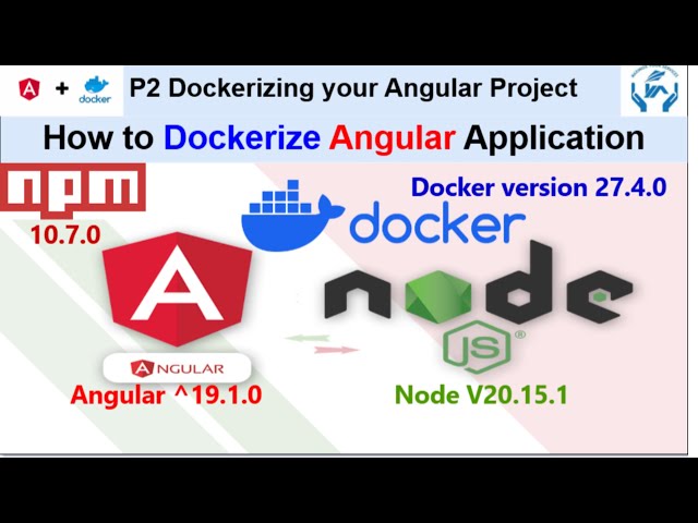 Angular Tutorial | Building app P2 | Dockerize your first Angular App | Containerize Angular project