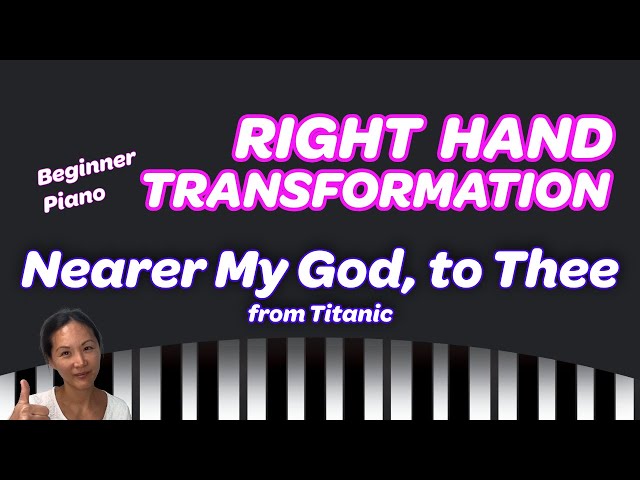 Nearer my God, to Thee tutorial: lead sheet to beautiful flowing style