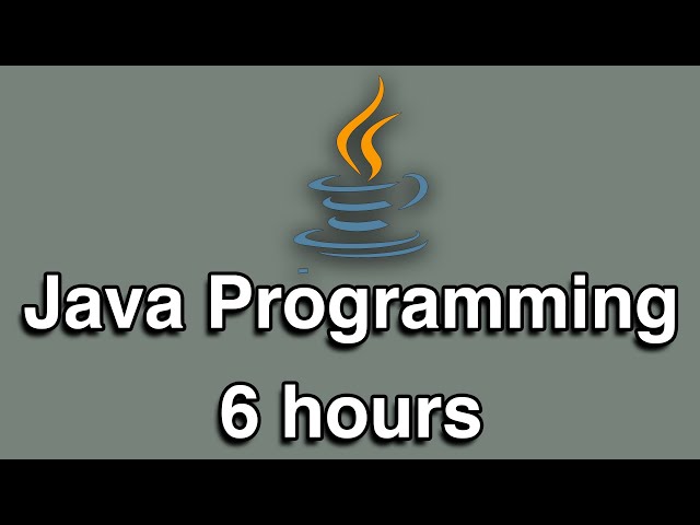 Java Programming All-in-One Tutorial Series (6 HOURS!)