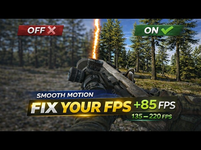 Most People Use Smooth Motion WRONG (Fix Your FPS)