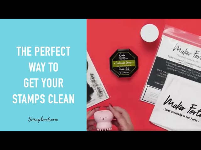 Keep Your Stamps and Stencils Clean with Two Products! | Scrapbook.com