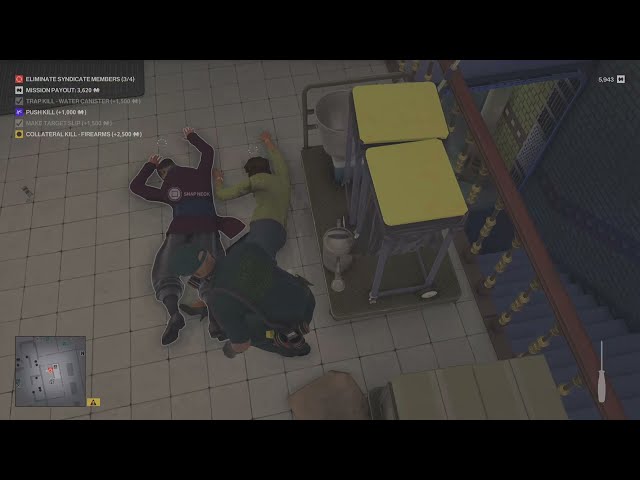 HITMAN freelancer collateral kill firearms with any pistol