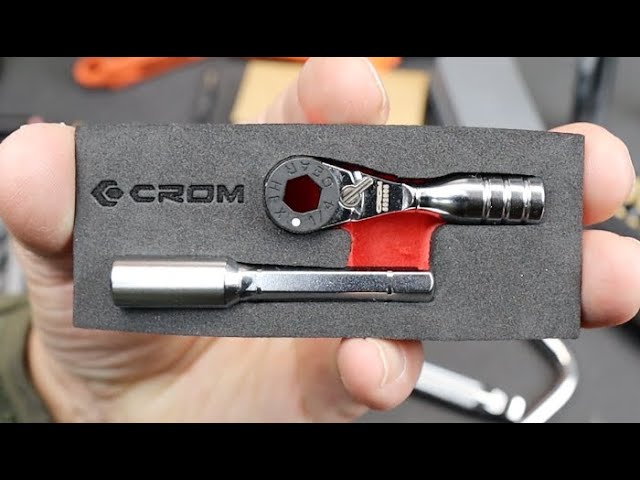 Level Up! CROM 1/4" Bit Ratchet is pure EDC! Airplane pocket Carry (APC) is a thing! Mini toolbox?
