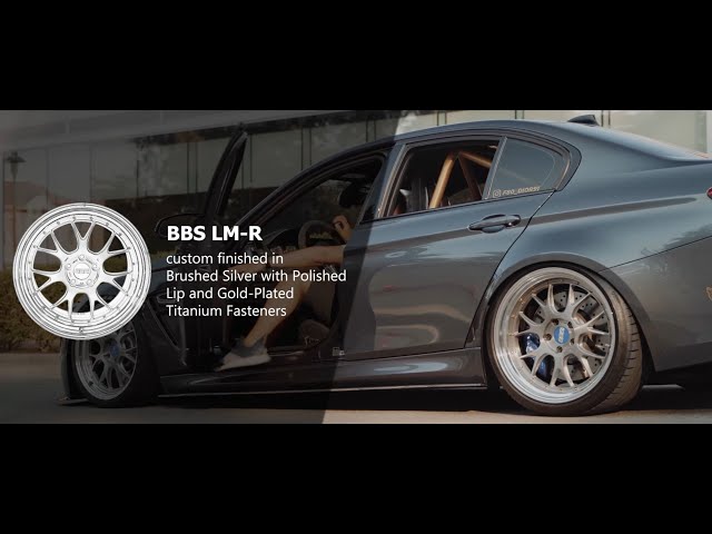 Custom Finished BBS LMR Wheels on a Souped Up BMW M3