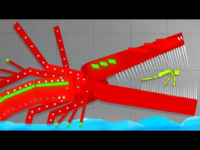 I Downloaded The LARGEST SEA MONSTERS in Melon Sandbox!