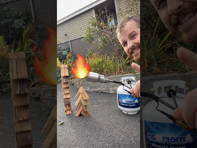 FIRE 🔥 Propane torch!￼ weed burning, ice melting and awesome for woodworking #woodworking #amazon