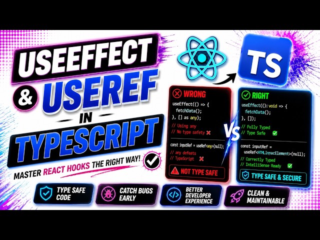 Stop Misusing useEffect & useRef — React + TypeScript