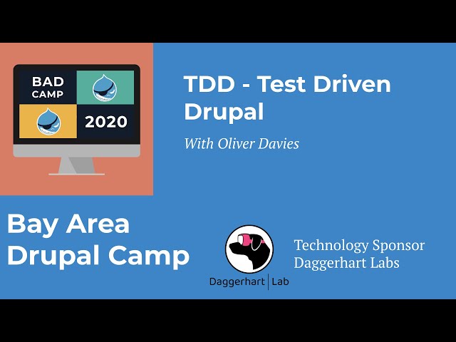 TDD  - Test Driven Drupal