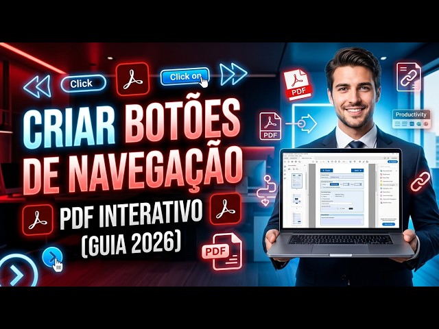 Como criar botões de navegação em PDFs com o Adobe Acrobat [Guia Completo 2026]