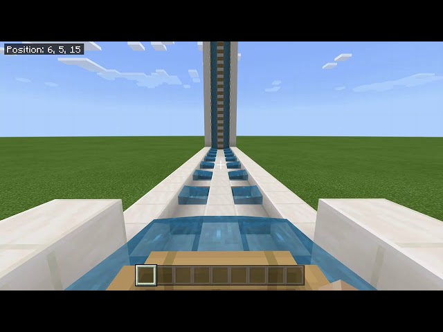 Minecraft Boat Water Slide (TUTORIAL IN DESCRIPTION)