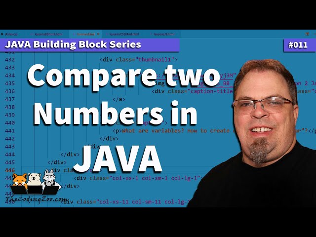 Compare two numbers in Java, Comparisons in Java