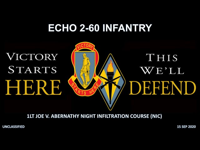 ECHO 2-60 INFANTRY AT NIC