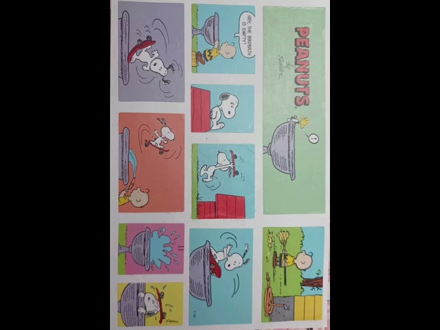Snoopy Comic scene