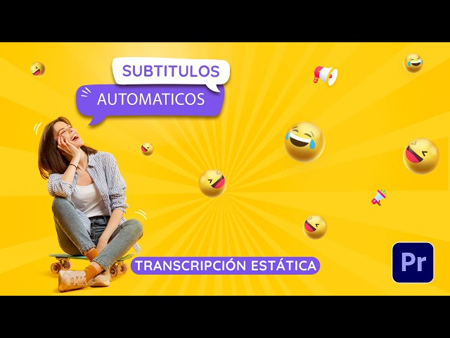 Cómo hacer transcripciones automáticas de textos en Premiere Pro - Subtítulos automáticos.