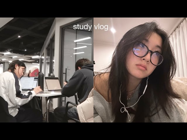 3AM Study Vlog 💤: 52 hours of studying (no sleep), finals cramming, crashing out with friends