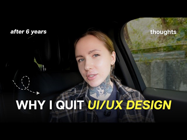 I quit UI/UX design after 6 years - here's what nobody tells you