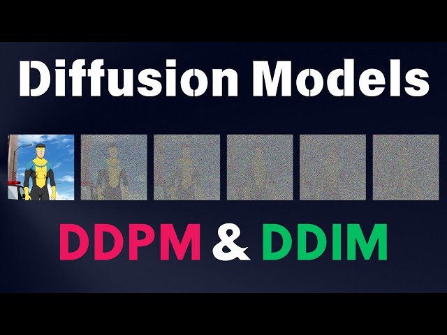Diffusion Models (DDPM & DDIM) - Easily explained!