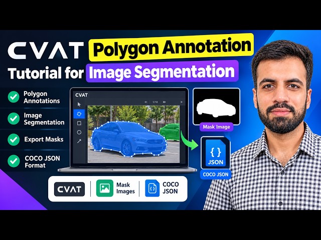CVAT Polygon Annotation Tutorial for Image Segmentation