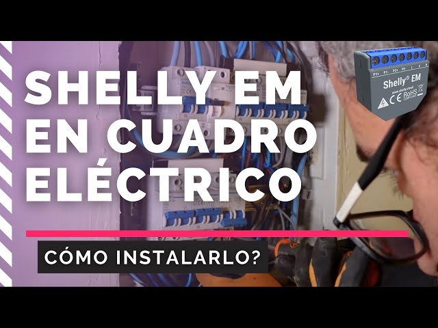 How to quickly install a Shelly EM in your main electrical panel