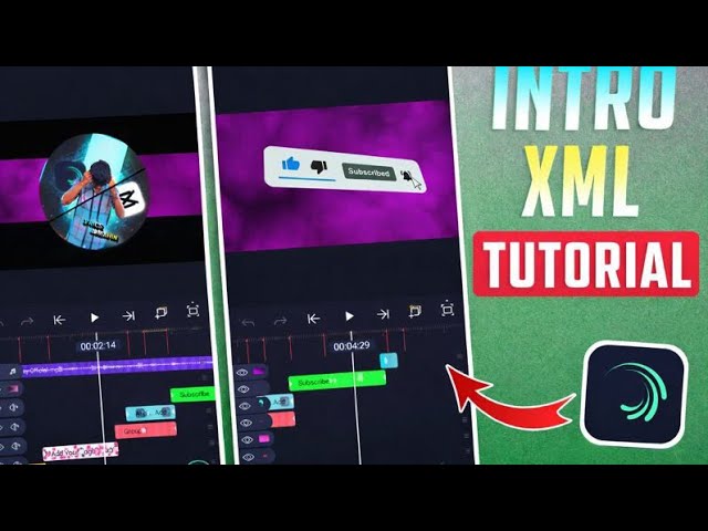 Intro xml || Alight Motion Xml tutorial ||New Trending Xml file 