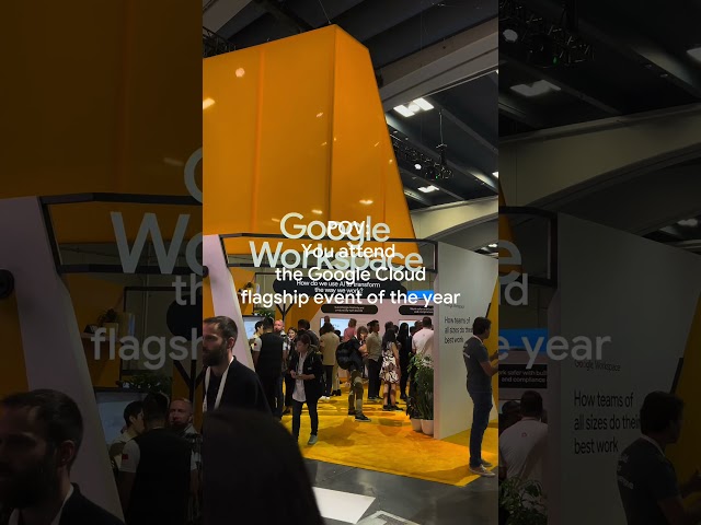 Did you catch us at #GoogleCloudNext this year? 🎉  #Shorts