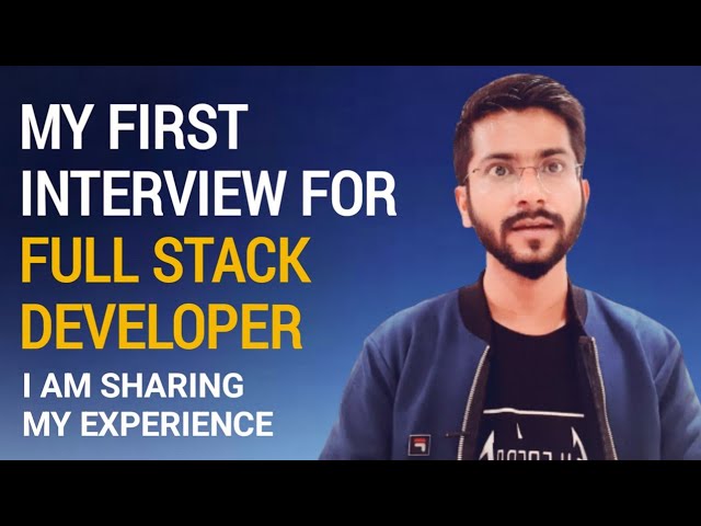 🎯Full Stack Developer Interview Guide for Freshers | Full stack developer interview process In Hindi