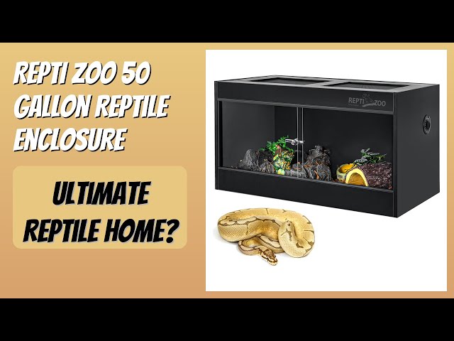 REVIEW (2026): REPTI ZOO 50 Gallon Reptile Enclosure. Features