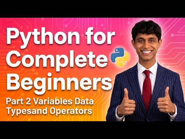 Python for Beginner: Variables, Data Types, and Operators