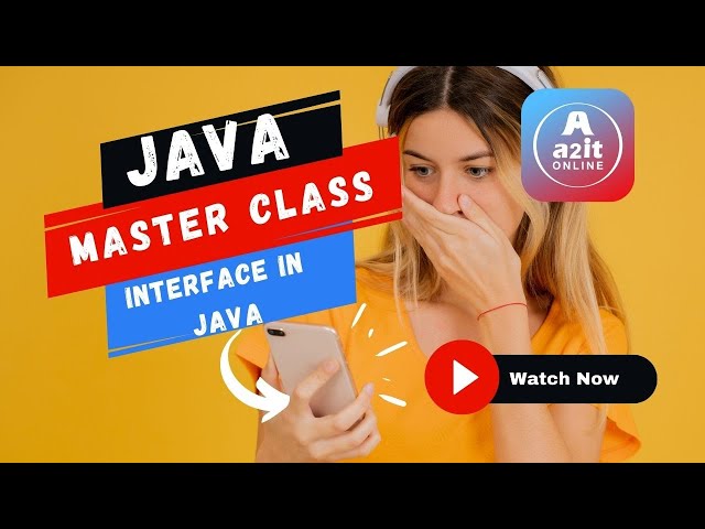 What is interface class in Java with example? Java full Course | A2IT ONLINE