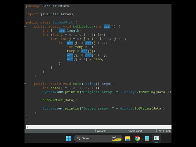 Java Programming: Bubble Sort Algorithm Simplified