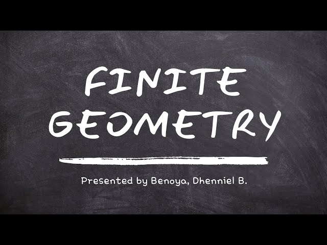 Finite Geometry