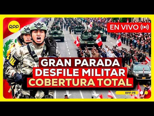 EN VIVO | GRAN PARADA Y DESFILE MILITAR 2026: Keiko Fujimori preside los actos del 29 de julio