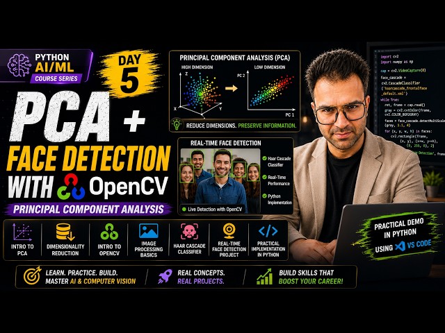 Learn PCA, OpenCV & Face Detection | Python Data Analytics & AI/ML Course